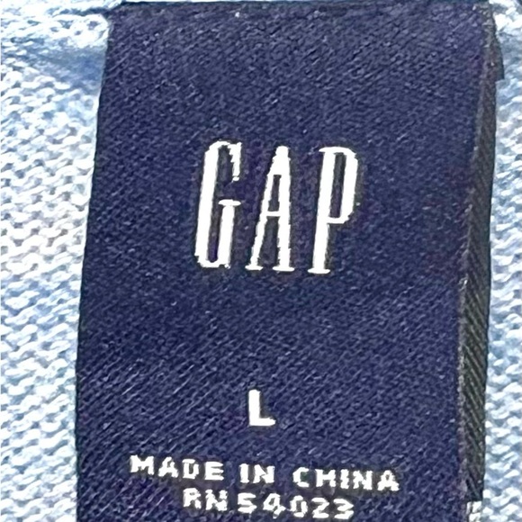 Light Blue cashmere cotton V-Neck Women's Sweater L - Picture 2 of 6